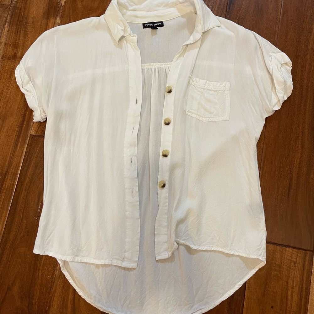 Style Envy White Blouse